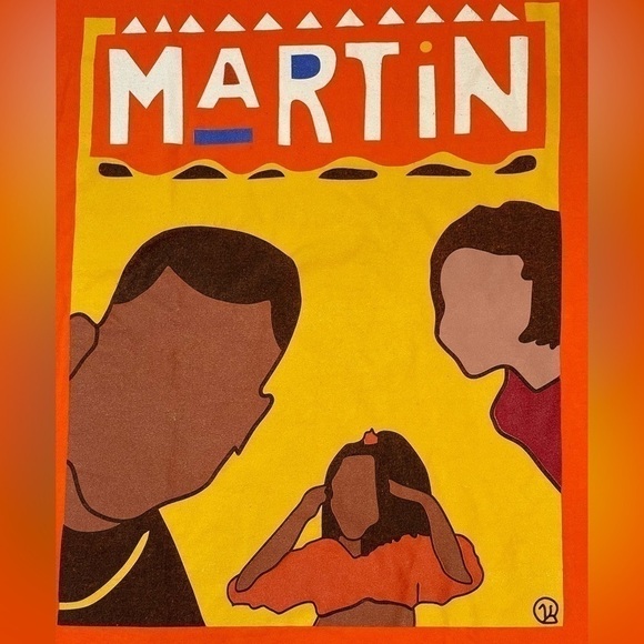 Imaginary Brand Vintage T-Shirt Martin Lawrence Comedy TV Sitcom Size Orange 2X - Picture 2 of 4